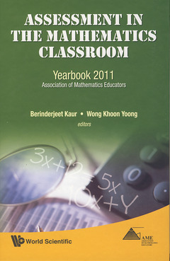 Couverture de l’ouvrage Assessment in the mathematics classroom. Yearbook 2011 Association of Mathematics Educators