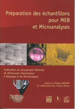 Couverture de l’ouvrage Préparation des échantillons pour MEB et microanalyses