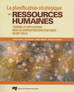 Couverture de l’ouvrage PLANIFICATION STRATEGIQUE DES RESSOURCES HUMAINES