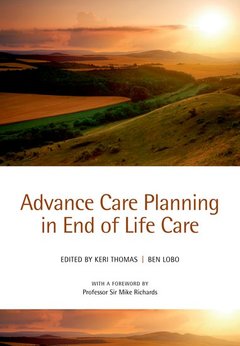Couverture de l’ouvrage Advance care planning in end of life care 