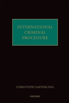Couverture de l’ouvrage International Criminal Procedure