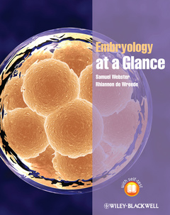 Couverture de l’ouvrage Embryology at a glance
