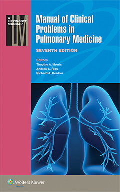 Couverture de l’ouvrage Manual of Clinical Problems in Pulmonary Medicine