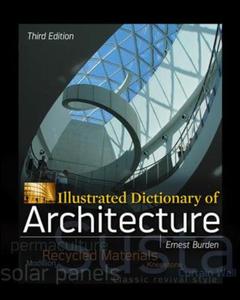Couverture de l’ouvrage Illustrated dictionary of architecture