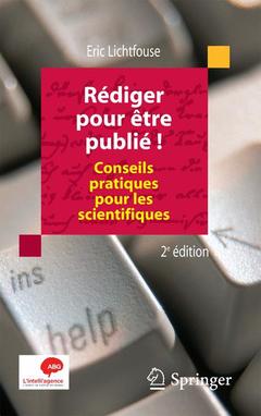 Cover of the book Rédiger pour être publié !