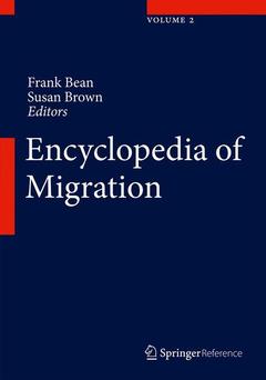 Couverture de l’ouvrage Encyclopedia of migration