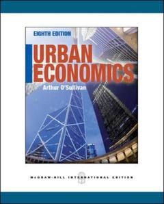 Couverture de l’ouvrage Urban economics