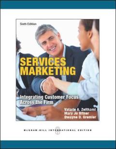 Cover of the book Services marketing