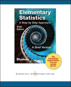 Couverture de l’ouvrage Elementary statistics