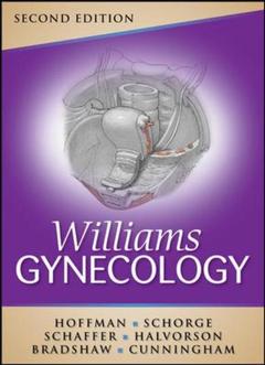 Couverture de l’ouvrage Williams gynecology