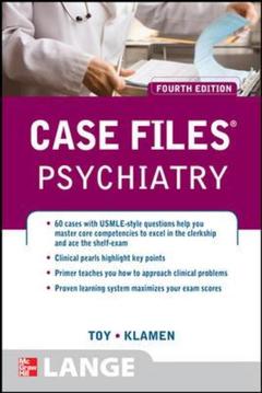 Couverture de l’ouvrage Case files psychiatry