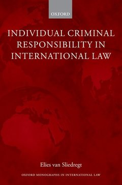 Couverture de l’ouvrage Individual Criminal Responsibility in International Law
