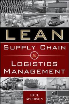 Couverture de l’ouvrage Lean supply chain and logistics management