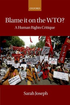 Couverture de l’ouvrage Blame it on the WTO?