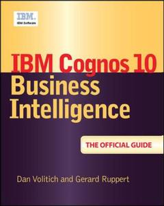 Cover of the book Ibm cognos business intelligence v10 the official guide
