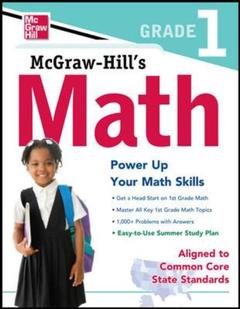 Couverture de l’ouvrage Mcgraw-hill math grade 1