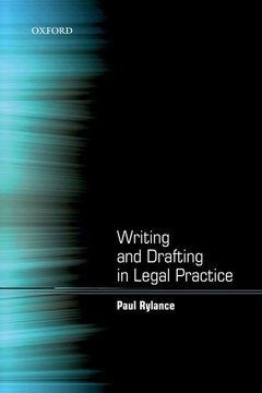 Couverture de l’ouvrage Writing and Drafting in Legal Practice