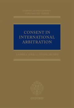 Couverture de l’ouvrage Consent in International Arbitration