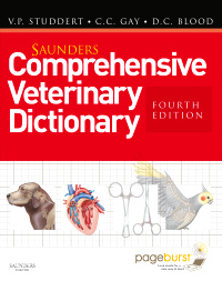 Couverture de l’ouvrage Saunders comprehensive veterinary dictionary: includes ebook access (paperback)