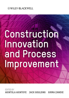Couverture de l’ouvrage Construction Innovation and Process Improvement