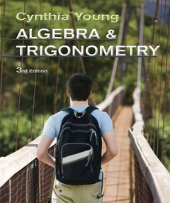 Couverture de l’ouvrage Algebra and trigonometry (hardback)