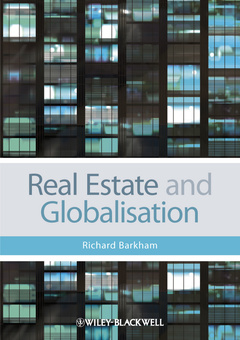 Couverture de l’ouvrage Real Estate and Globalisation