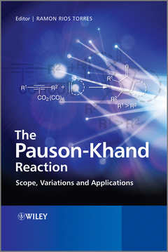 Couverture de l’ouvrage The Pauson-Khand Reaction