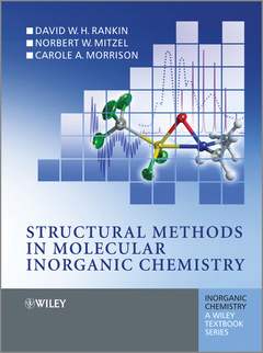 Couverture de l’ouvrage Structural Methods in Molecular Inorganic Chemistry