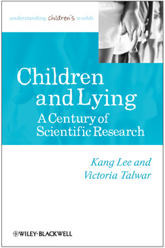 Cover of the book Children and lying: a century of scientific research (paperback) (series: understanding children's worlds)
