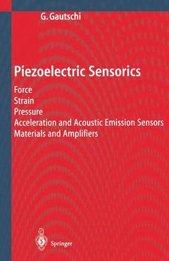 Couverture de l’ouvrage Piezoelectric Sensorics