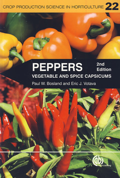 Couverture de l’ouvrage Peppers. Vegetable and spice Capsicums (Crop production science in horticulture, N° 22)