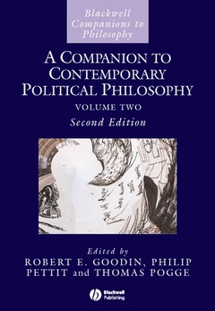 Couverture de l’ouvrage A Companion to Contemporary Political Philosophy, 2 Volume Set
