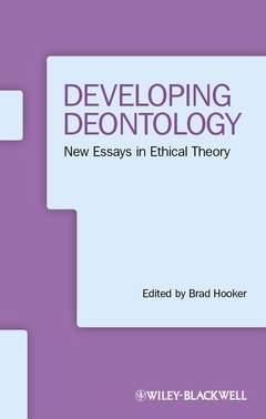 Couverture de l’ouvrage Developing Deontology