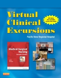 Couverture de l’ouvrage Virtual clinical excursions 3 0 for medical-surgical nursing: concepts and practice (paperback)