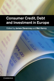 Cover of the book Consumer Credit, Debt and Investment in Europe