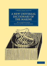 Couverture de l’ouvrage A New Universal Dictionary of the Marine