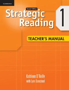 Couverture de l’ouvrage Strategic reading level 1 teacher's manual (2nd ed )