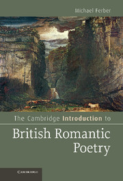 Cover of the book The Cambridge Introduction to British Romantic Poetry