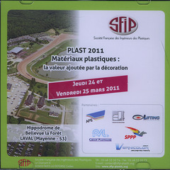 Couverture de l'ouvrage PLAST 2011 : matériaux plastiques, la valeur ajoutée par la décoration (24 et 25 mars, 2011, Laval) CD-ROM