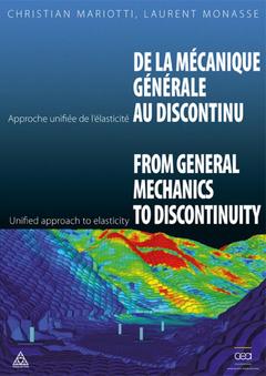 Cover of the book De la mécanique générale au discontinu