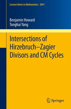 Couverture de l’ouvrage Intersections of Hirzebruch–Zagier Divisors and CM Cycles