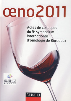 Couverture de l’ouvrage Oeno2011 - Actes de colloques du 9e symposium international d'oenologie de Bordeaux