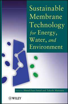 Couverture de l’ouvrage Sustainable Membrane Technology for Energy, Water, and Environment