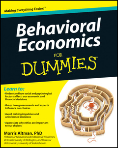 Couverture de l’ouvrage Behavioral Economics For Dummies