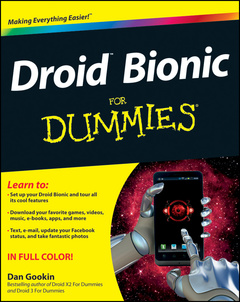 Couverture de l’ouvrage Droid bionic for dummies (paperback)