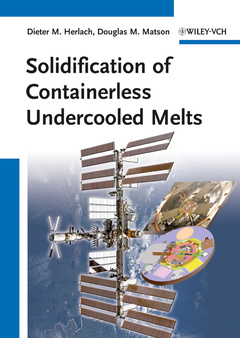 Couverture de l’ouvrage Solidification of Containerless Undercooled Melts