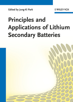Couverture de l’ouvrage Principles and Applications of Lithium Secondary Batteries