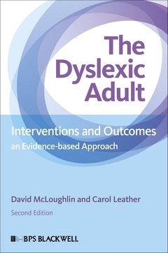 Couverture de l’ouvrage The Dyslexic Adult