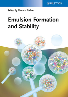 Couverture de l’ouvrage Emulsion Formation and Stability