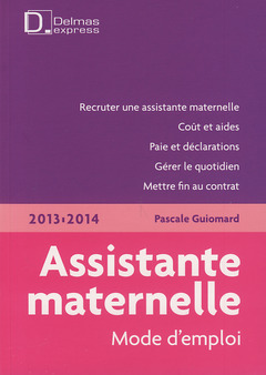 Couverture de l’ouvrage Assistante maternelle 2013 - 2014 